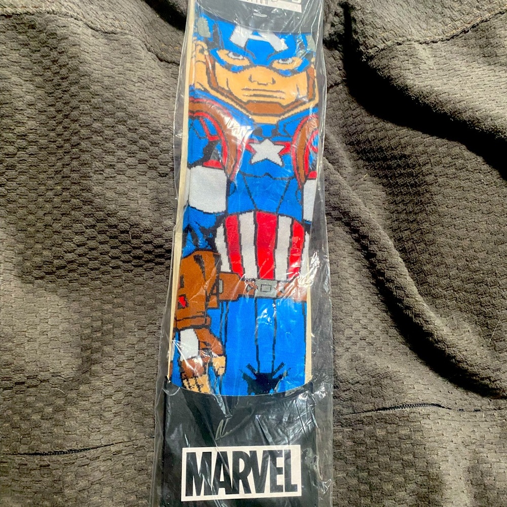 Marvel captain america socks Size 10 to 13